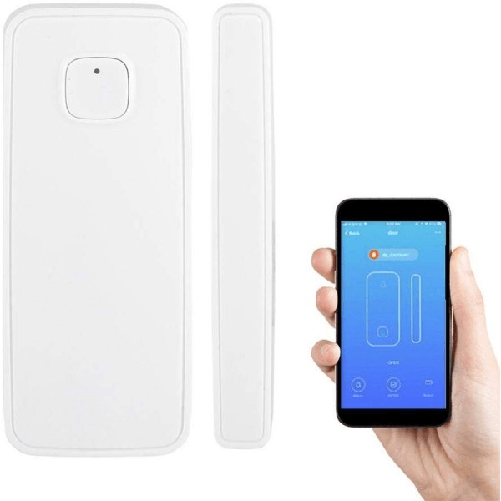 Trade Shop Traesio-sensore Magnetico Per Porte E Finestre Wifi Allarme Con App Sicurezza Antifurto -
