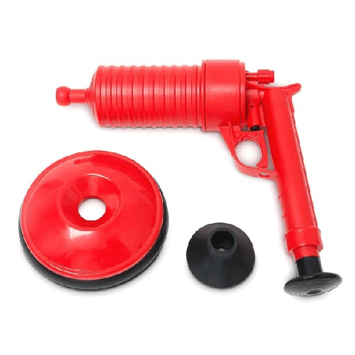 Trade Shop Traesio-pistola Stura Lavandini Wc A Pressione Sgombratubi Aria Compressa Manuale -