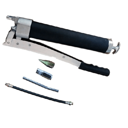 Trade Shop Traesio-pistola Pompa Ingrassatore Manuale 12000 Psi Tubo Flessibile Capacita' 28 Oz -