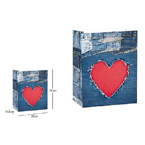Trade Shop Traesio-set 3 Pz Buste Busta Da Regalo Sacchetto Borsa 26x32x10.5 Cm 63974 Vari Modelli -
