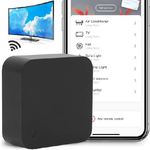 Trade Shop Traesio-mini Smart Remote Dispositivo Ir Collegamento Wi-fi Controllo Condizionatore Air -