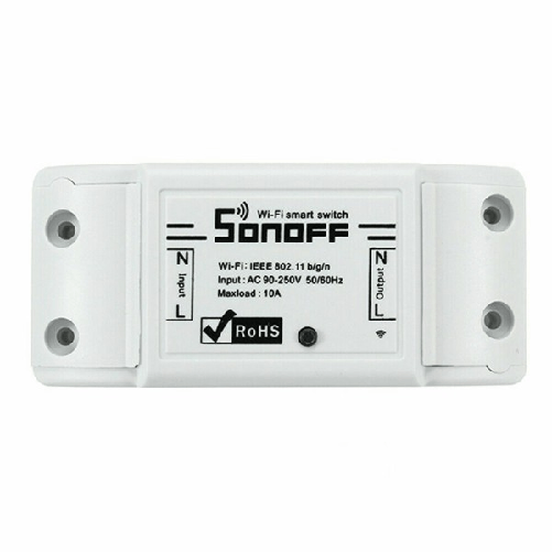 Trade Shop Traesio-sonoff Basic Interruttore Domotica Wifi Smart Switch Per App Alexa Google Home -
