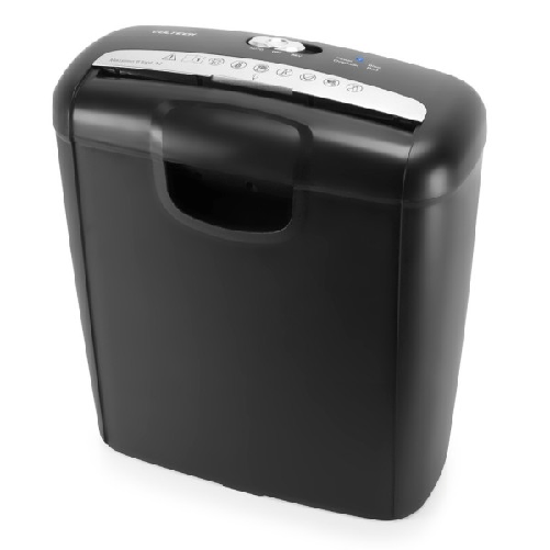 Trade Shop Traesio-distruggi Documenti Trita Carte 6 Fogli A4 Carte Credito Cestino 10l Silenzioso -