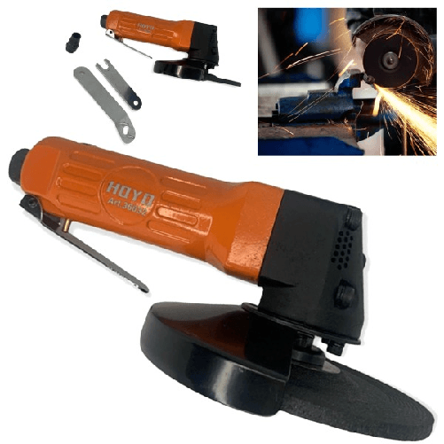 Smerigliatrice Angolare Ad Aria Compressa Lavorazione Metallo 125mm Attacco 1/4" -