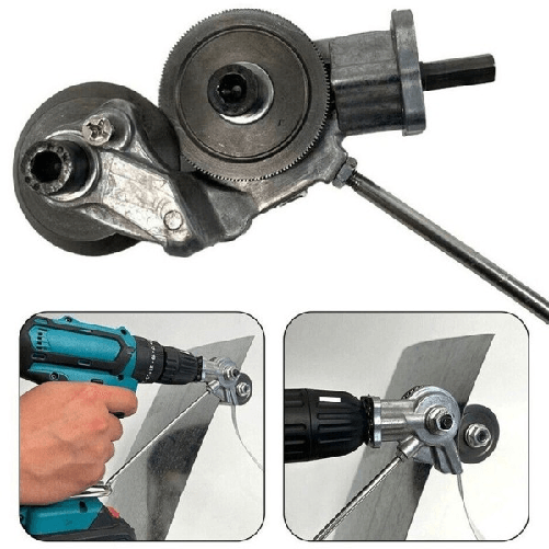 Kit Trasformazione Da Trapano In Cesoia Elettrica Per Taglio Lamiera -