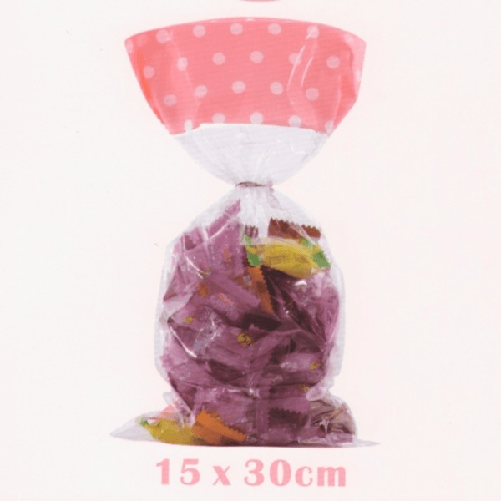 Set 24 Pezzi Sacchetti Bustine Rosa Confetti Confettata Caramelle Compleanni -
