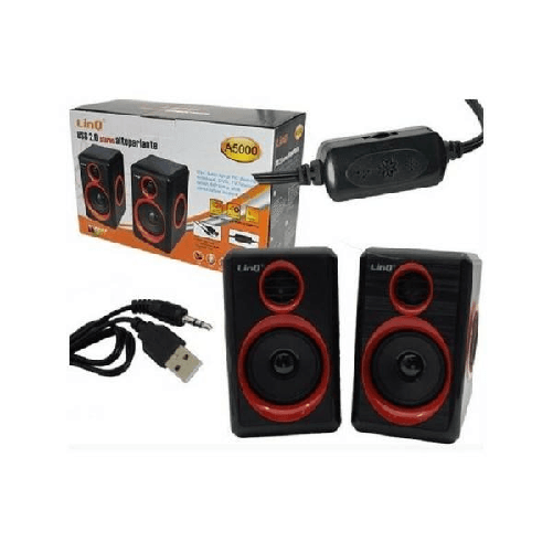 Casse Altoparlanti Stereo Usb 2.0 Pc Dvd Tv Mp3 Tablet Linq A5000 -