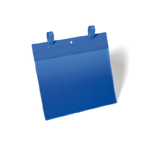 DURABLE 50 buste identificazione con fascette 297x210mm (A4-ORIZ.) ART.1751 Blu DURABLE Durable 175107 linguetta autoadesiva