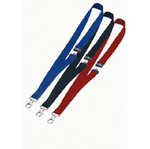 Durable Nastro in tessuto resistente con moschettone per identificatore - Chiusura di sicurezza - Colore rosso Durable CORDONCINO IN TESSUTO 20 mm Ros