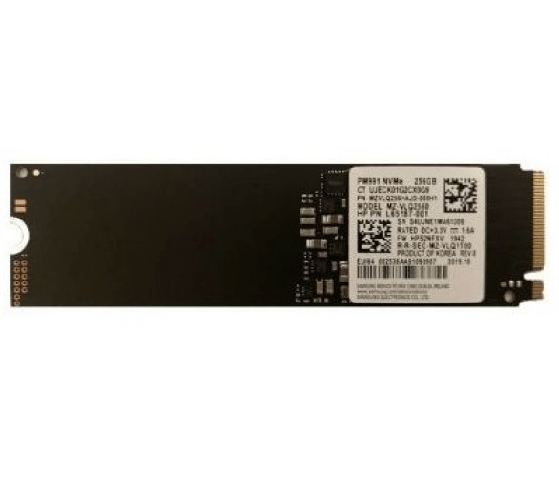 SAMSUNG SOLID STATE DRIVE SSD 256 GB M.2 NVMe MZVLQ256HBJD-00BH1 OEM BULK