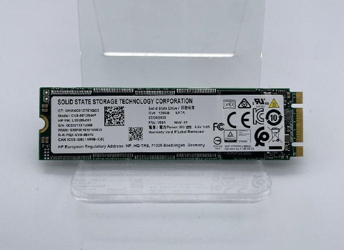 HP SOLID STATE DRIVE SSD 128 GB M.2 2280 M12672-001 OEM BULK