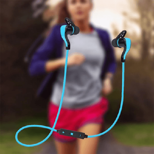 Trade Shop Traesio-cuffie Auricolare Bt-03 Wireless 4.1 Bluetooth Utile Sport Corsa Fitness -