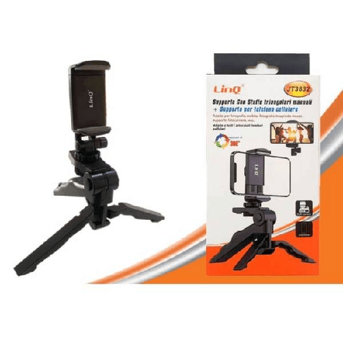 Staffa Supporto Base Per Smartphone Rotante A 360° Con Staffe Triangolari Jt3832 -