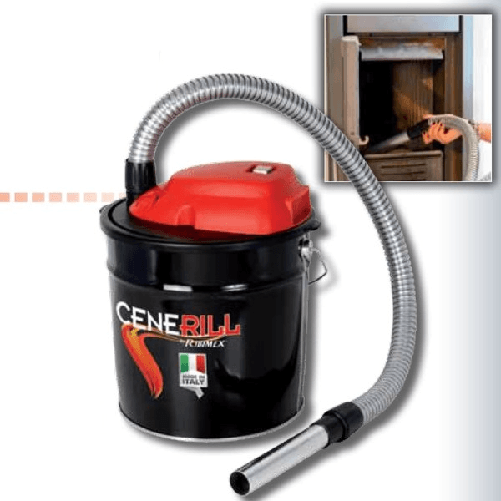 Ribitech-aspiracenere Ribitech Minicen 1000w 18l Bidone Aspira Cenere Stufa A Pellet -