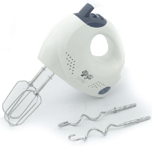 Sbattitore Elettrico Mixer Con Fruste In Acciaio A 6 Velocità Ganci Impastatori -