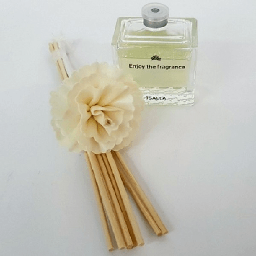 Trade Shop Traesio-diffusore Fiore Fragranza Per Ambiente A Bastoncini Deodorante 100ml Uffici Casa -