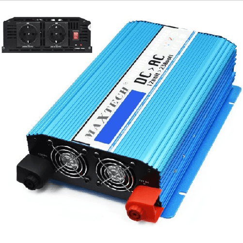 Inverter Di Potenza 5000 Watt Onda Sinusoidale Da 12v A 230v Auto Hn5000-12v -