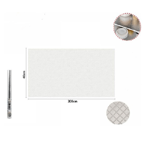 Trade Shop Traesio-rotolo Adesivo Alluminio 40cmx3mt Per Cassetti Mobili Armadi Parati Cucina 70505 -