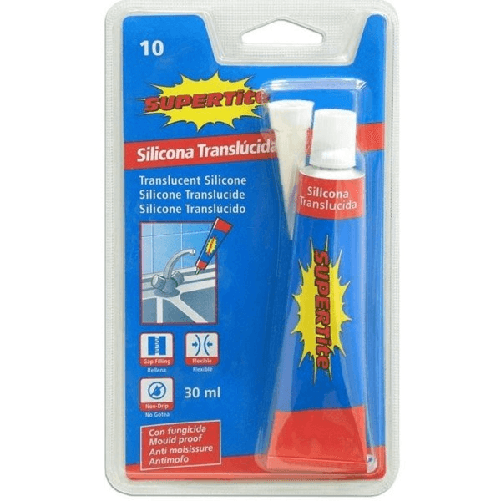 Set 12 Tubetti Silicone Translucido 30ml Con Beccuccio Riduttore Sigilla -