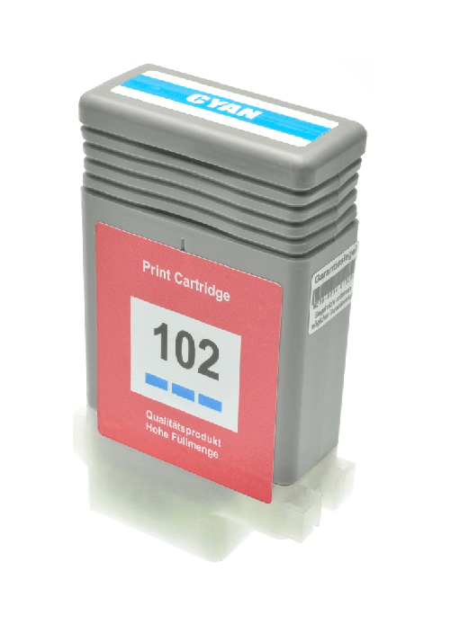 Cartuccia comp. per Canon PFI-102c ciano 0896B001 ink pigmentato