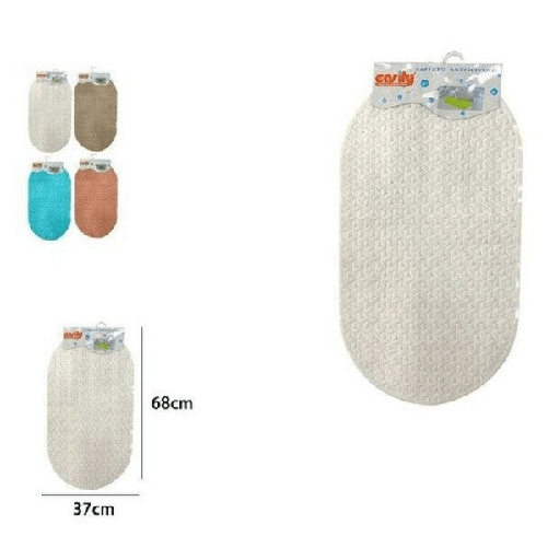 Tappeto Tappetino In Pvc Antiscivolo Per Vasca Da Bagno Doccia 68 X 37 Cm 59312 -