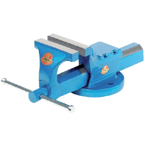 Ariex -morsa Parallela Acciaio Forgiato "ruby" 174/125 Da 125 Mm Con Ganasce Fermatubi -
