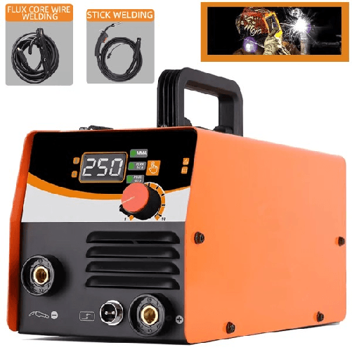 Saldatrice Mig A Filo Continuo Senza Gas 120a Funzione Mma Per Bobina Da 1kg -