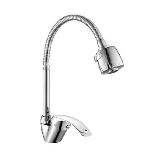 Rubinetto Miscelatore A Canna Alta Flessibile Doccetta Modello Napoli 52333a -