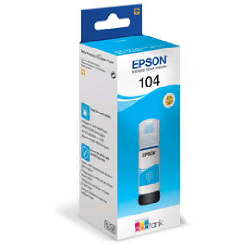 Epson 104 EcoTank Flacone Ciano 65ml Epson 104 EcoTank Cyan ink bottle