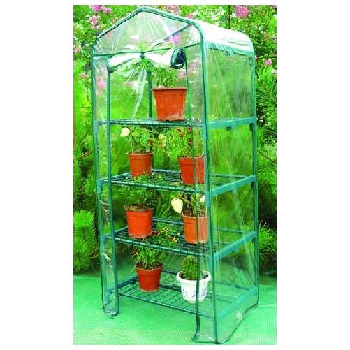 Serre In PVC Blinky a Casetta 4 Ripiani 69x49x157H