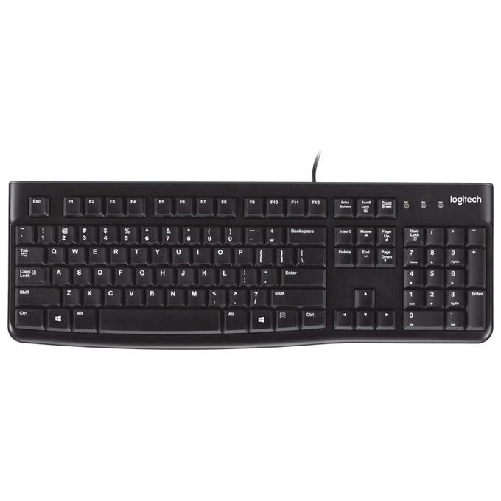 Logitech Keyboard K120 for Business tastiera Universale USB QWERTY Spagnolo Nero