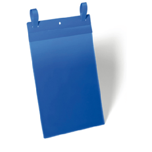 DURABLE 50 buste identificazione con fascette 210x297mm (A4-VERT.) art.1750 Blu DURABLE Durable 1750 07 porta etichette 50 pz
