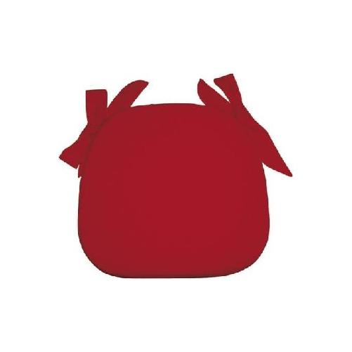 Olibo' Cuscino per sedia con lacci Sagomato Rosso