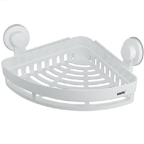 Mensola Con Ventosa Angolare Da Bagno Per Doccia Portasapone Shampoo Scaffale -