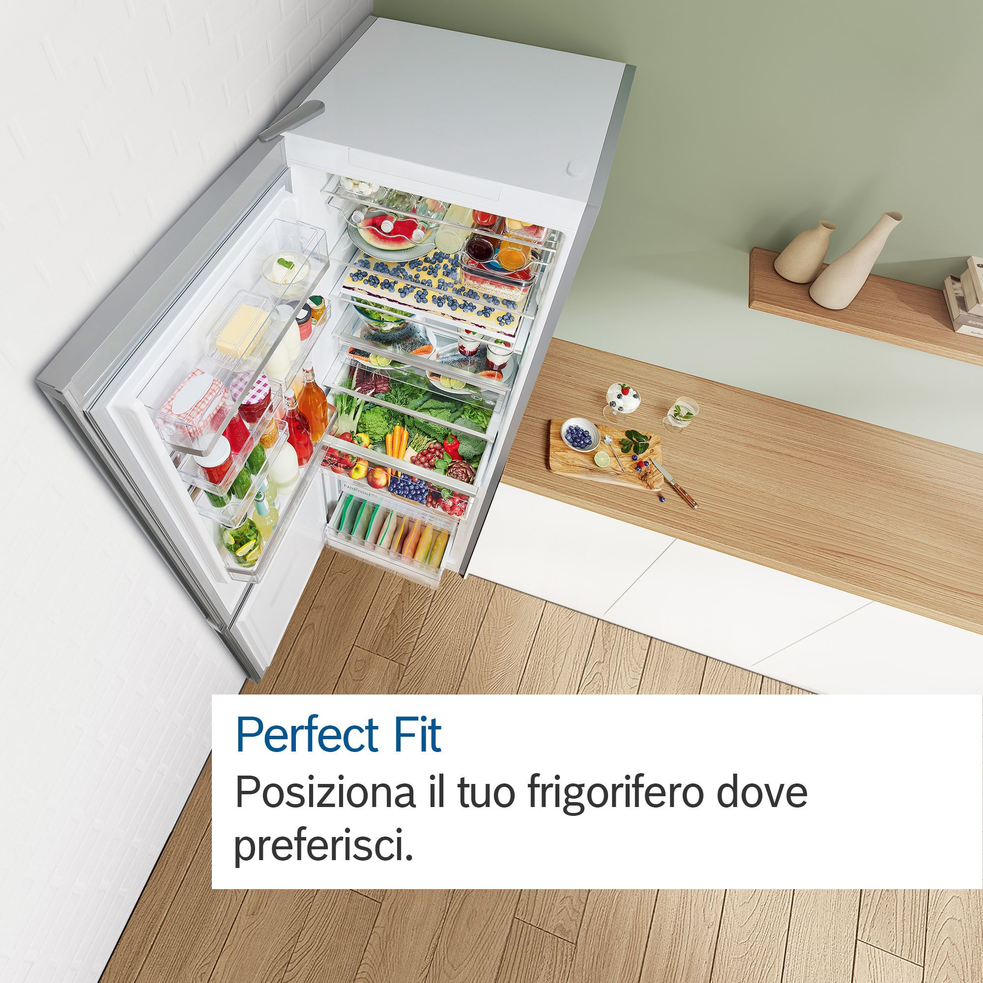 Bosch Serie 4 KGN392LDC frigorifero con congelatore Libera installazione 368 L D Acciaio inossidabile