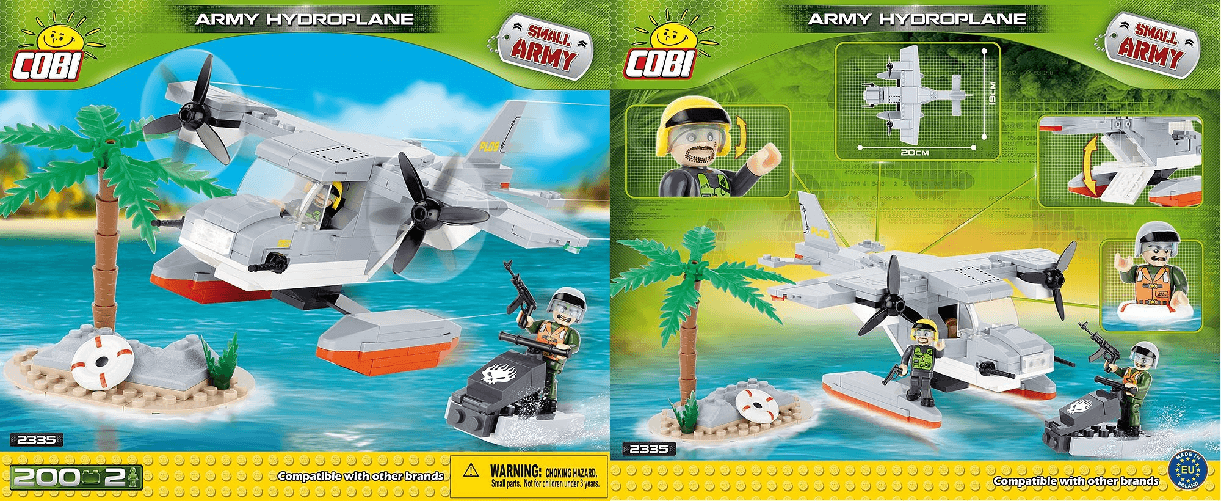 Cobi COBI SMALL ARMY - #2335 200PZ ARMY HYDROPLANE