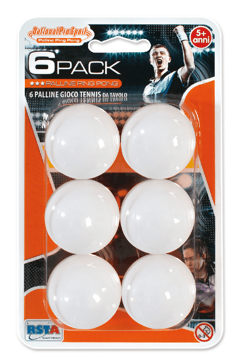 Rs Toys PALLINE PING PONG (6PZ) 10079