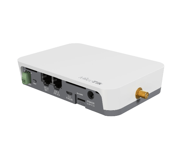 MikroTik KNOT | Gateway IoT | RB924iR-2nD-BT5&BG77&R11e-LR8, Wi-Fi 4, 2x RJ45 100Mb/s, Nano SIM, RS485, microUSB