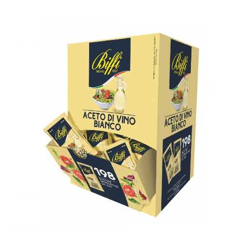 Biffi BIFFI ACETO DI VINO BIANCO IN BUSTINE MONODOSE DA 5 ml (198PZ)