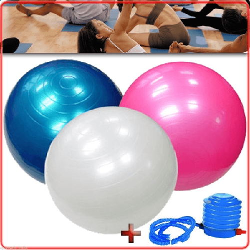 Trade Shop Traesio-gymball Palla Per Esercizi Addominali Yoga Pilates Fitness Palestra Diam. 65cm -