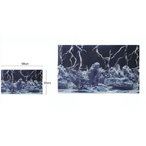 Poster Sfondo Per Acquario Terrario Panorama Decoro Misura 30 X 50 Cm 61804 -