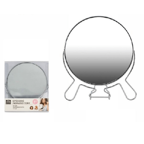 Trade Shop Traesio-specchio Per Cosmetici Rasoio Barba Trucco Make Up Ingrandimento 7′′ Pvc 07094 -