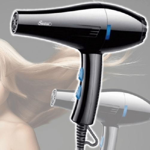 Andowl-asciugacapelli Phon Professionale Q-f661 2200 Watt Portatile Con Ioni Negativi -