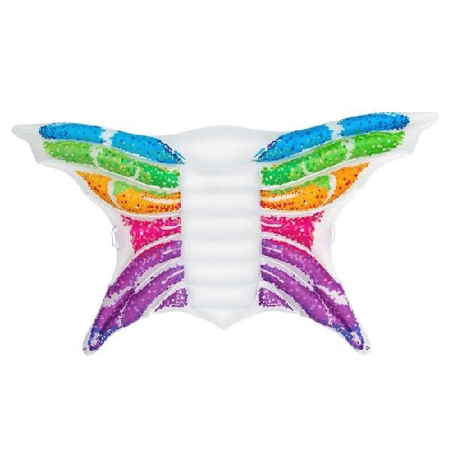Trade Shop Traesio-materassino Gonfiabile Rainbow Butterfly Farfalla Adulti Piscina Mare Spiaggia -