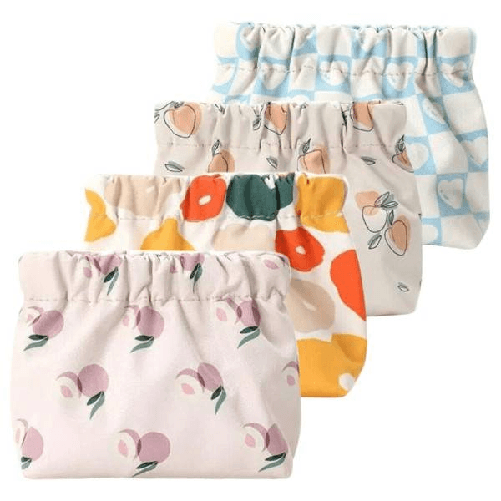 Borsa Per Trucco Cosmetici Tascabile Donne Toilette Decorata Viaggio Campeggio -