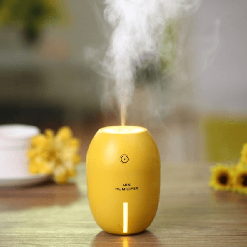 Trade Shop Traesio-mini Umidificatore Usb Aroma Diffuser Diffusore Aromi Ad Ultrasuoni + 4 Essenze -