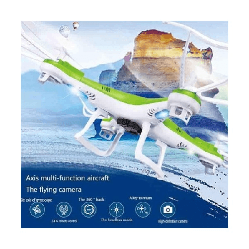 Trade Shop Traesio-drone Quadricottero Colori Assortiti 33 X 33 Cm Con Camera 2 Mp Radiocomando Rc -