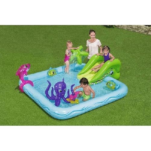 Trade_ox-play Center Acquario Fantastico Con Spruzzi Piscina Gonfiabile 239x206x86cm 53052 -