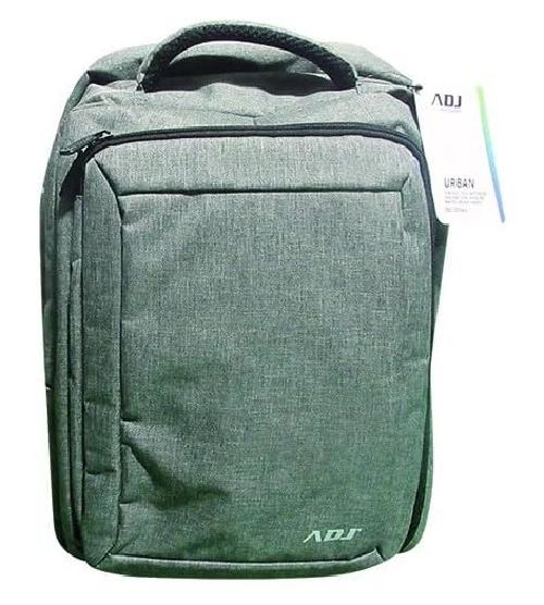 Adj Zaino per Notebook 13''-15.6'' Urban Gy per Trolley Hide Zipper Cavo Usb