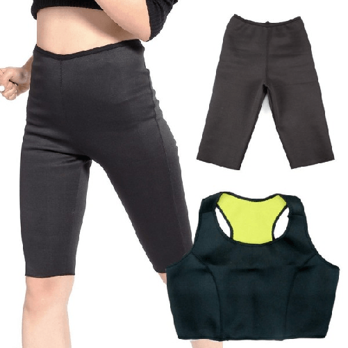 Trade Shop Traesio-top E Pantalone Fitness Hot Shapers Palestra Neotex Pancia Piatta Perdi Peso Tg. - Xl Trade Shop Traesio-top E Pantalone Fitness